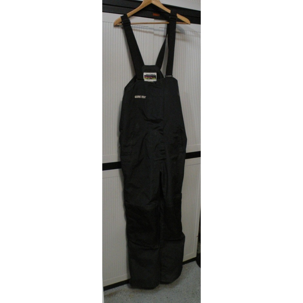 Arctic Cat Arcticwear Gore-Tex Snowmobile Bibs Men's LT Black 4991-335 USA Made